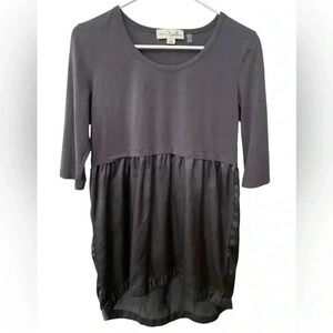 Simply Noelle Sheer Tunic Top Women’s S/M (8/10) Gray Whimsigoth Rave Feminine